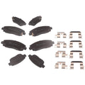 Set of 8 Ceramic Brake Pads for Honda Ridgeline Acura TL (2006–2014)