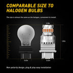 2X AUXITO 3157 3156 Amber LED Turn Signal Parking Light Bulb for