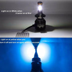 High Power White Ice Blue H10 9145 36000LM LED Headlight Bulbs (2016-2020)