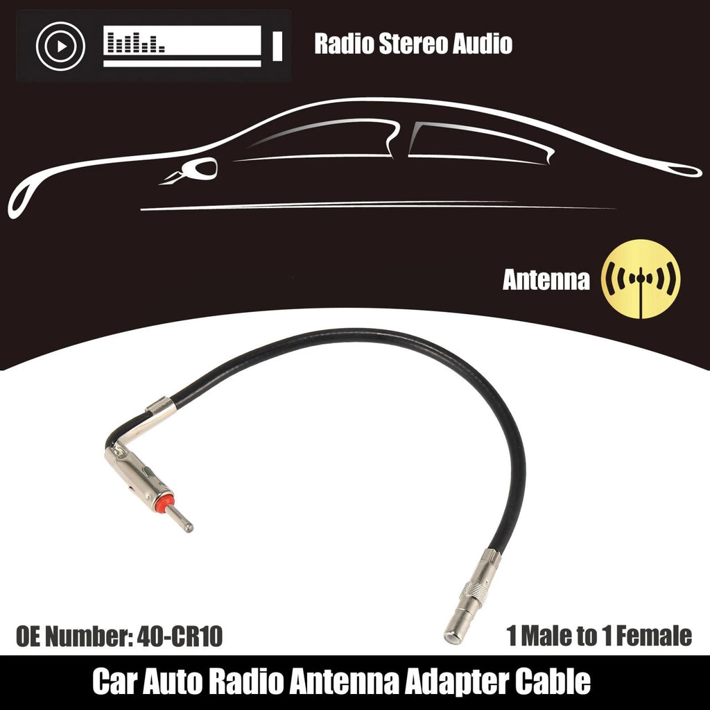 Antenna Adapter for Chrysler Dodge Ford (1 Male to 1 Female)