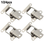 Heavy Duty Spring Loaded Clamp Clip for Secure Case Box Closure (Stainless Steel)
