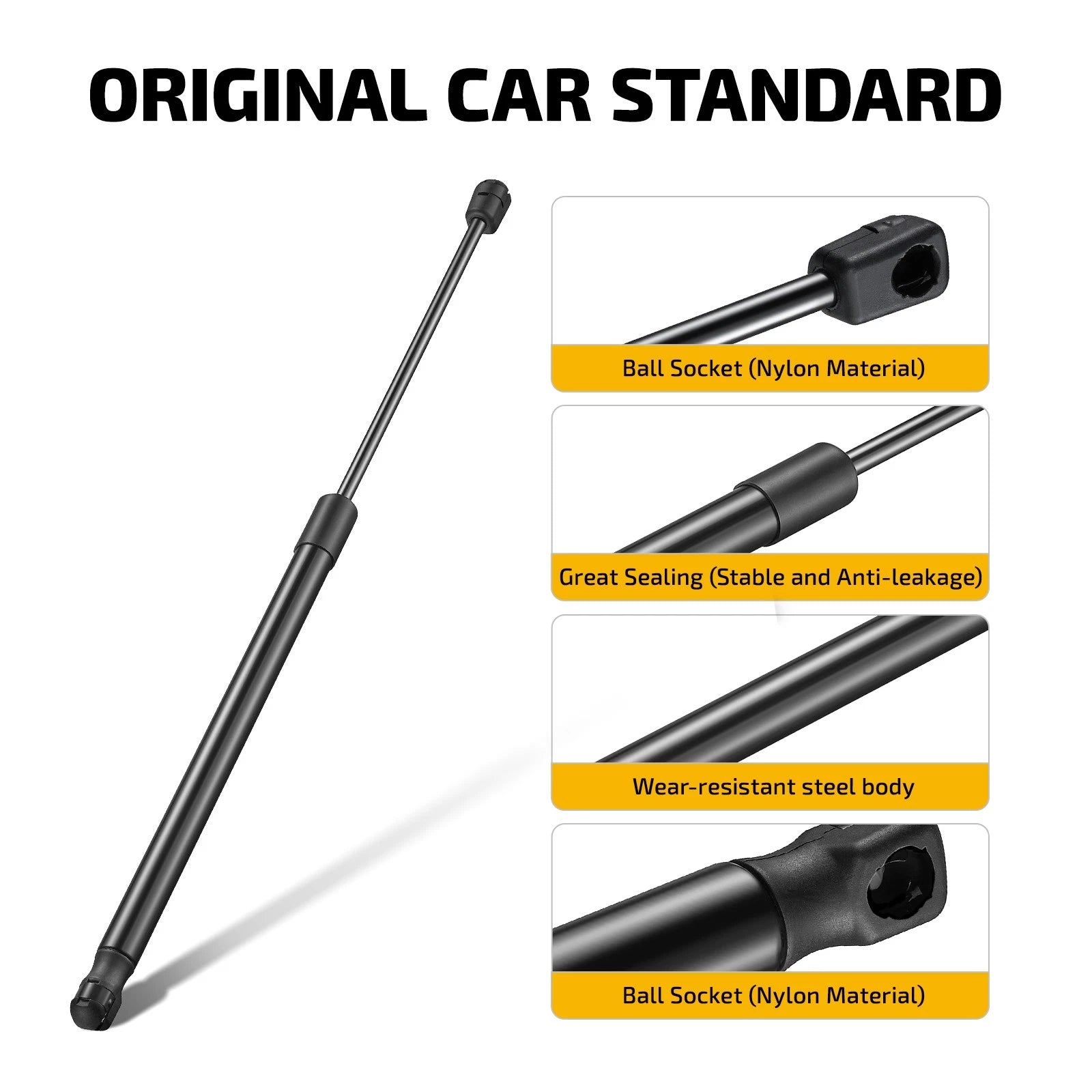 20in Gas Struts for Pickup Cap Canopy Toolbox Lid (Fits Various Models)