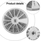 Screw and Nut Kit for Watches, Sunglasses, Mobile Devices (600 Pieces)