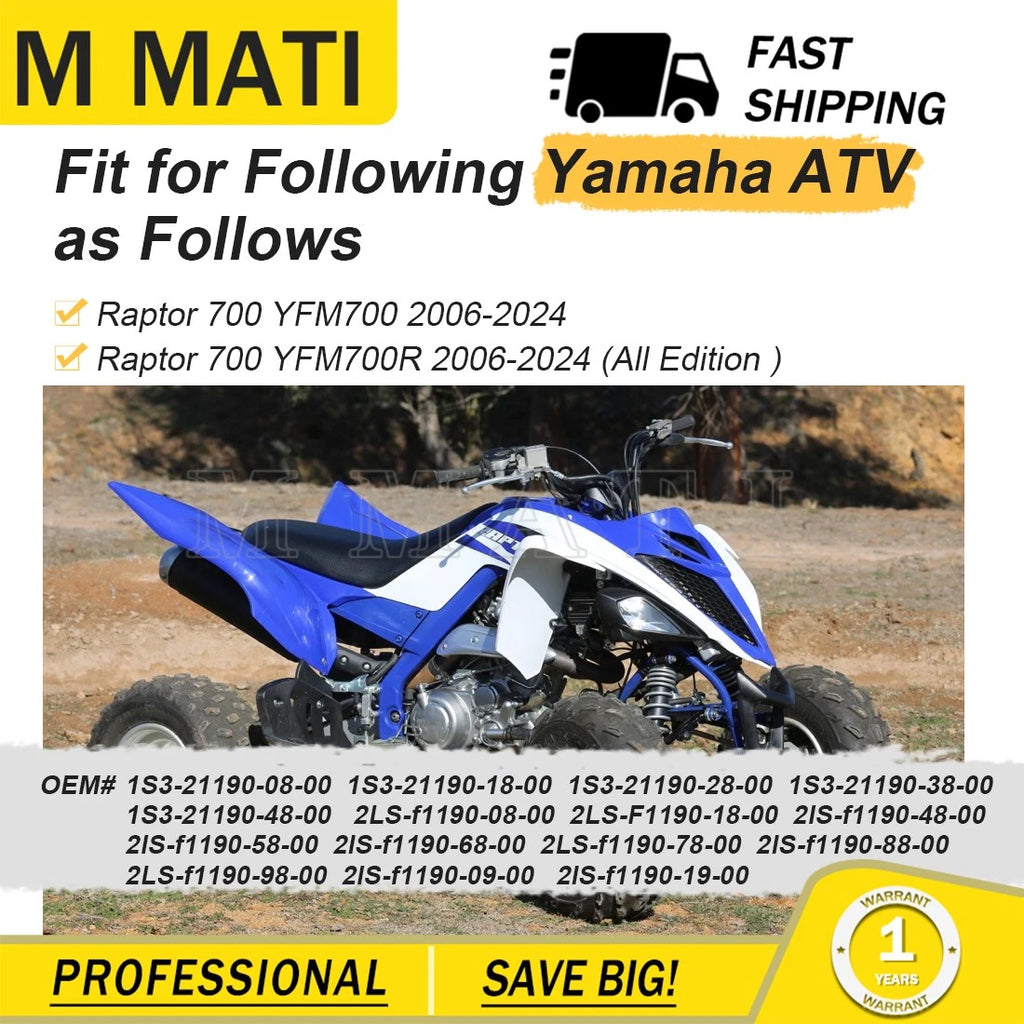 Red Aluminum Frame for Yamaha Raptor 700 700R YFM700 YFM700R (2006–2023)