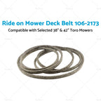 Deck Belt for Toro Ride On Mower 38" 42" (106-2173)