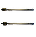 Set of 2 Front Inner Steering Tie Rod Ends for Hyundai Elantra, Kia Spectra