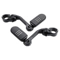 1 1/4'' Matte Long Angled Footpeg Pegs for Highway Engine Guard (Fits )