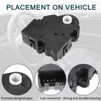 2X HVAC Heater Blend Door Actuator No.16124932 for Chevrolet Corsica (1987–1990)