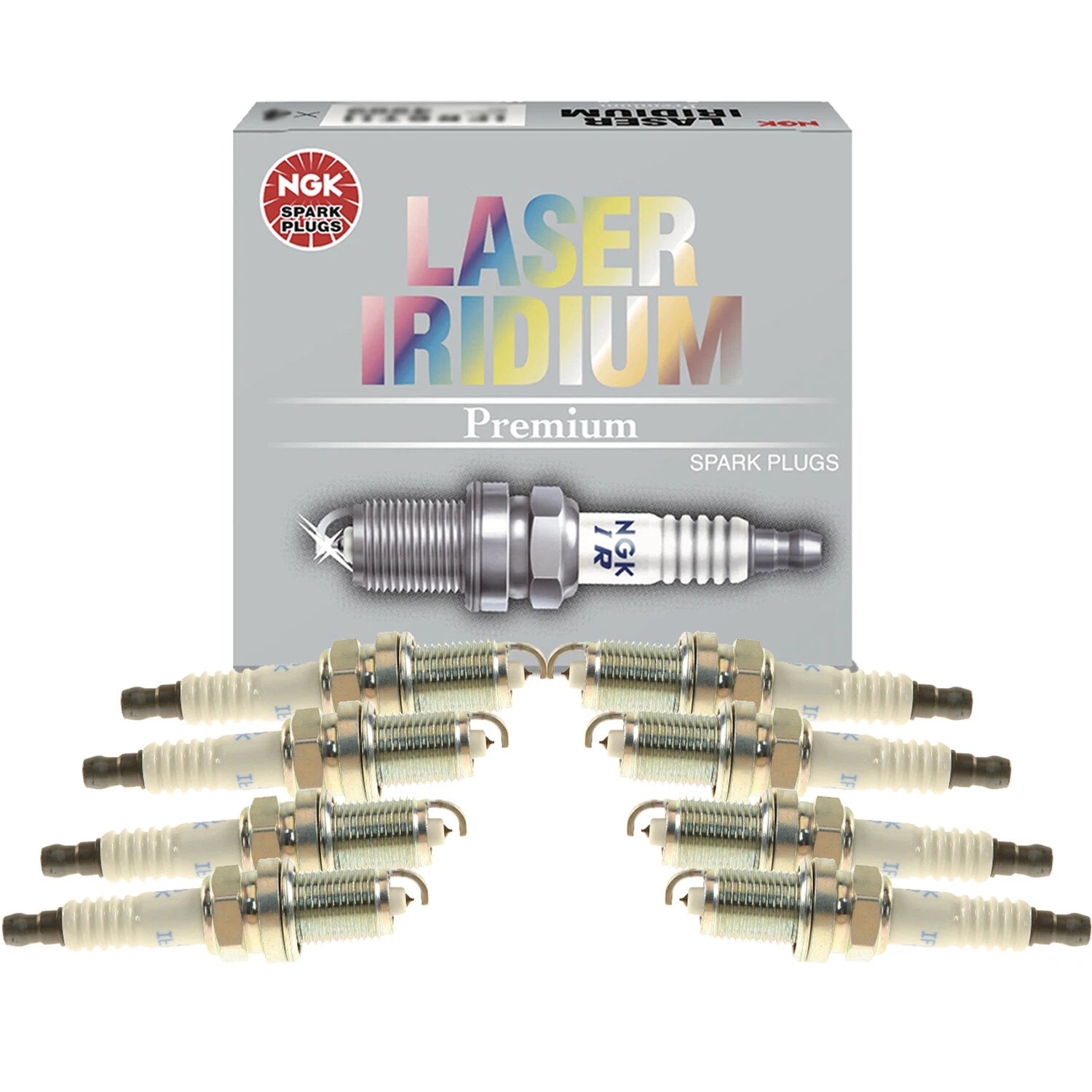 Set of 8 Spark Plugs NGK Laser Iridium for Lexus Toyota Mazda Miata (1990–2023)
