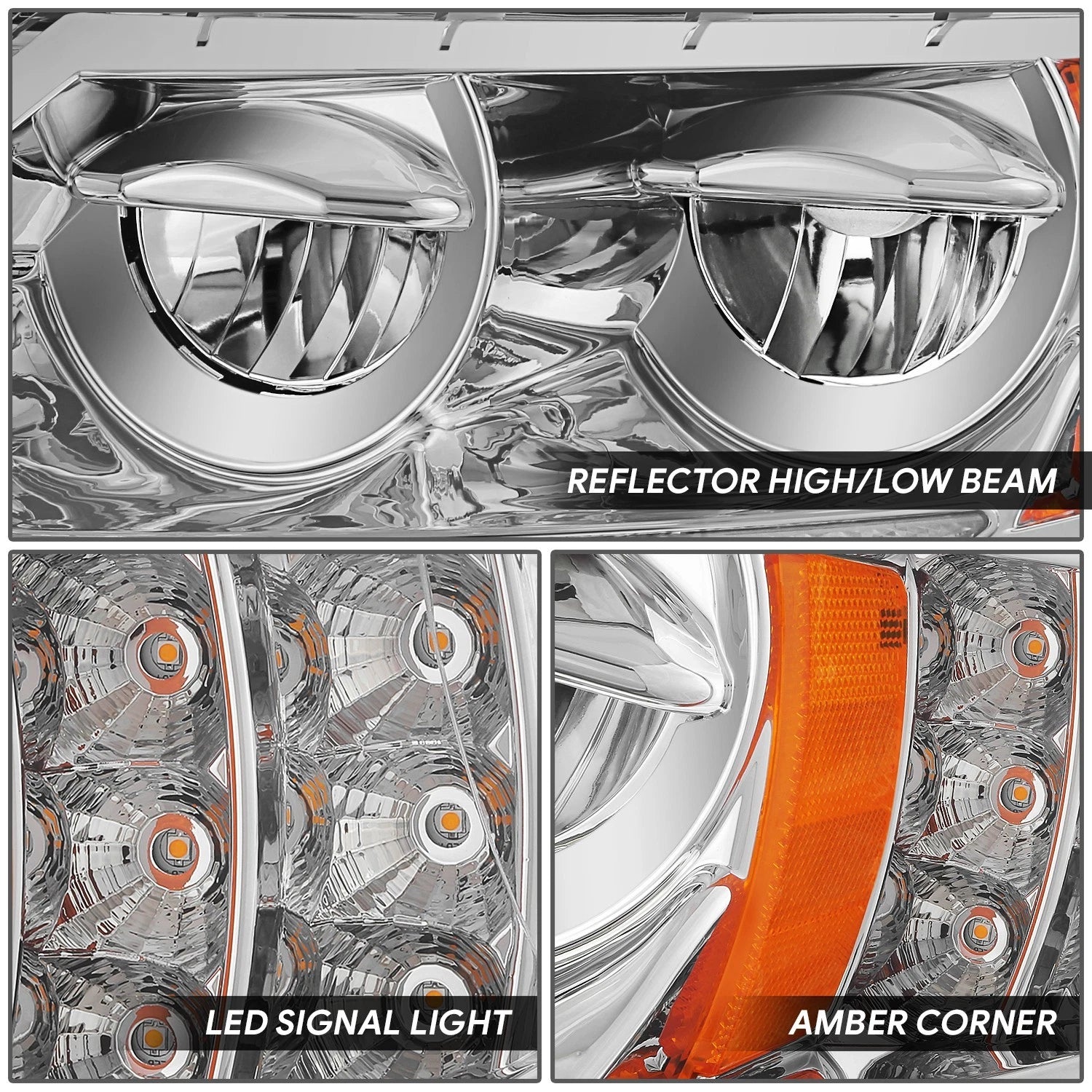 LED Reflector Conversion Headlight for International 4100 (2002–2015)