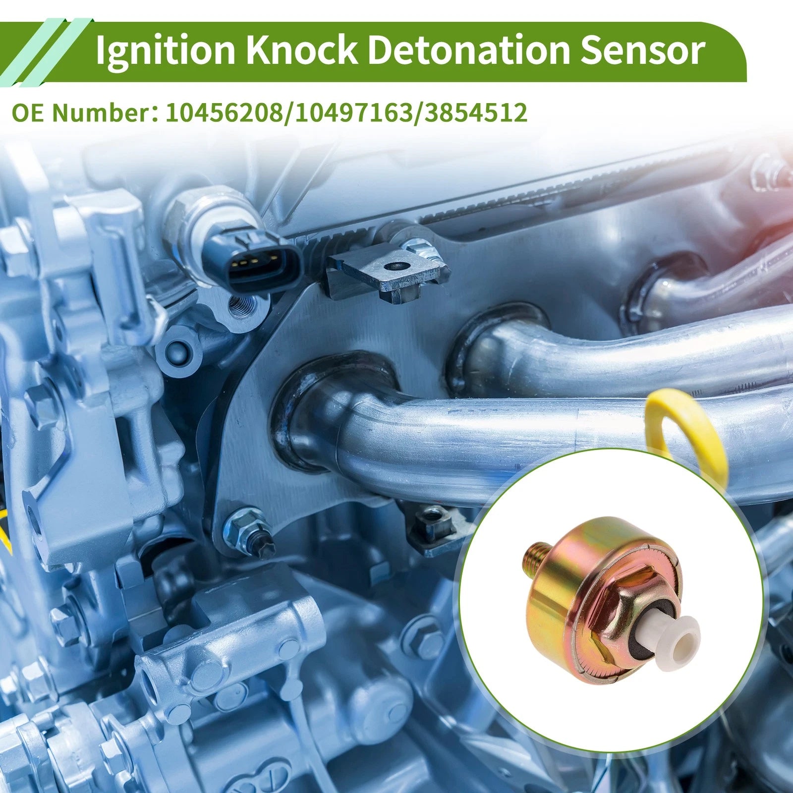 1 Pc Ignition Knock Detonation Sensor No.10456208 for Buick Century (1987–1989, 1994–1995)