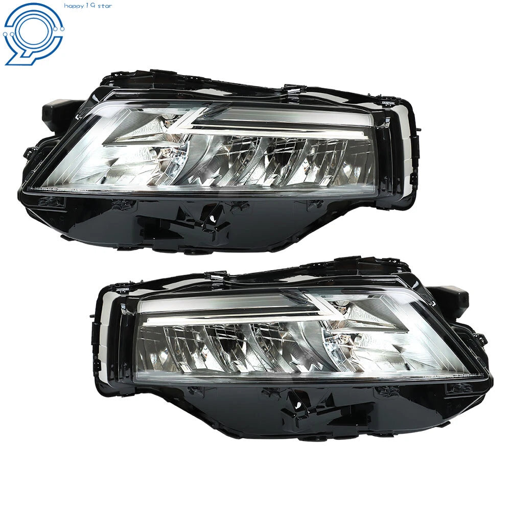 Set of 2 LED Chrome Headlights for Nissan Rogue (2021–2023)