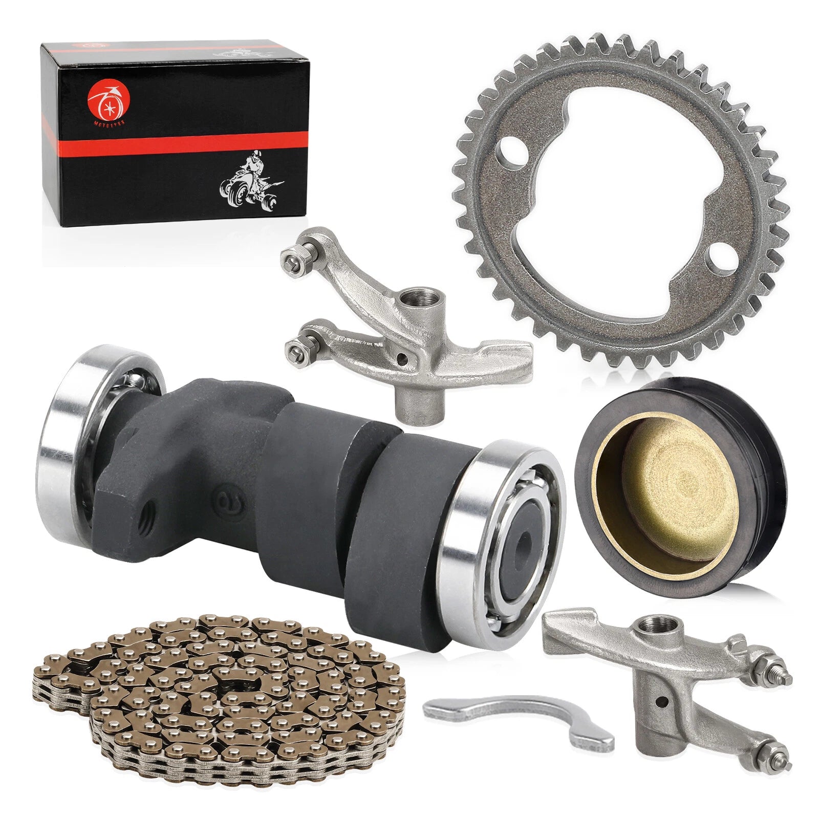 Camshaft & Rocker Arm & Timing Gear for Honda FourTrax 250 TRX250X (1987–1992)