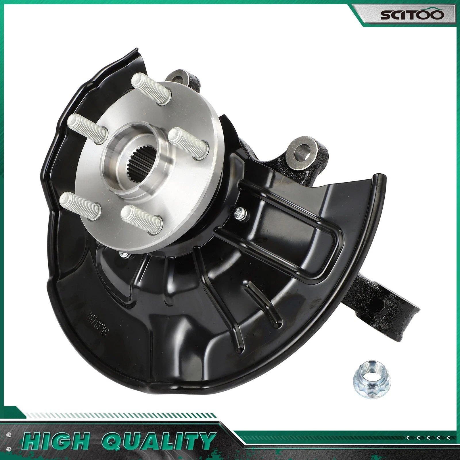 Front Left Steering Knuckle & Wheel Bearing Hub for Toyota Corolla (2014–2018)