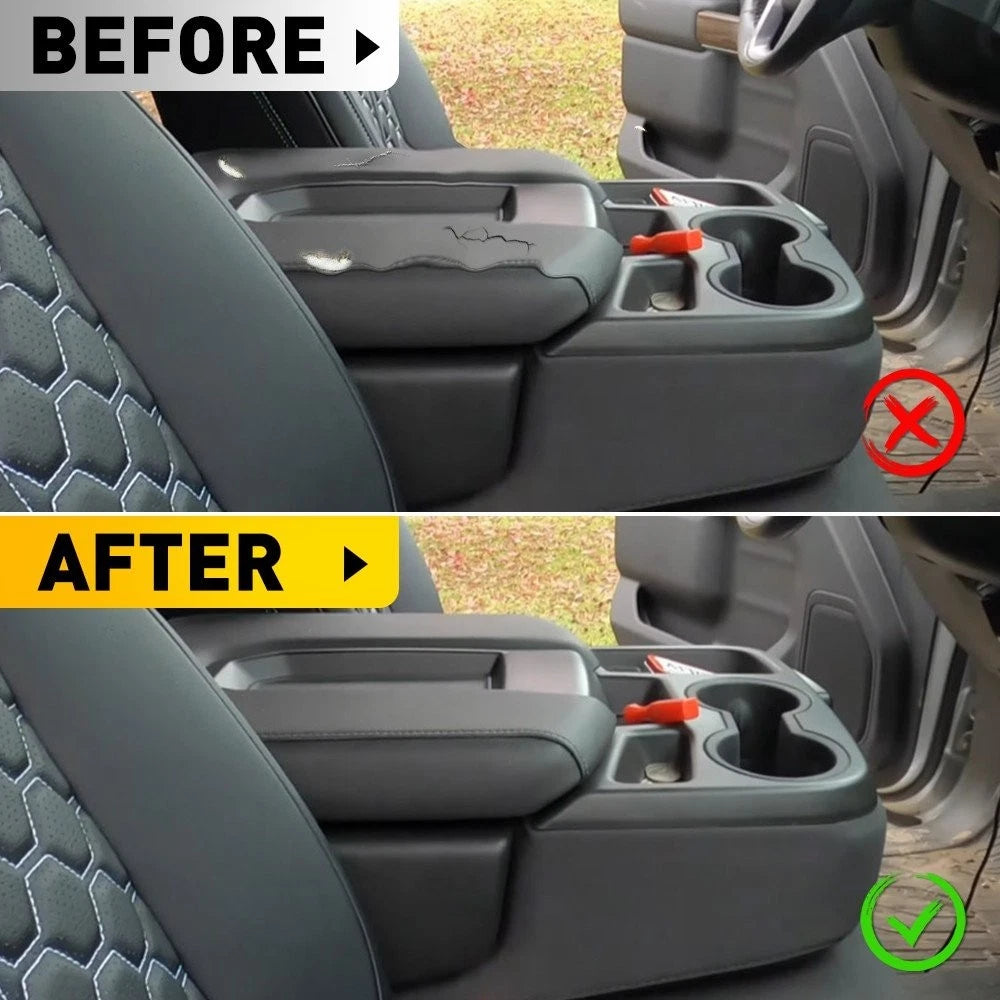 Center Console Armrest Replacement Leather Cover for Chevy Silverado (2019–2024)