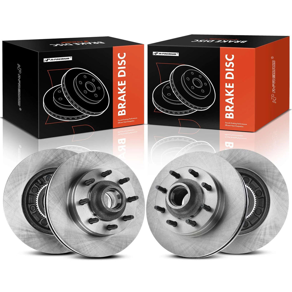 Front Disc Brake Rotors for Ford E-150 E-250 E-350 E-450 (2008–2021)