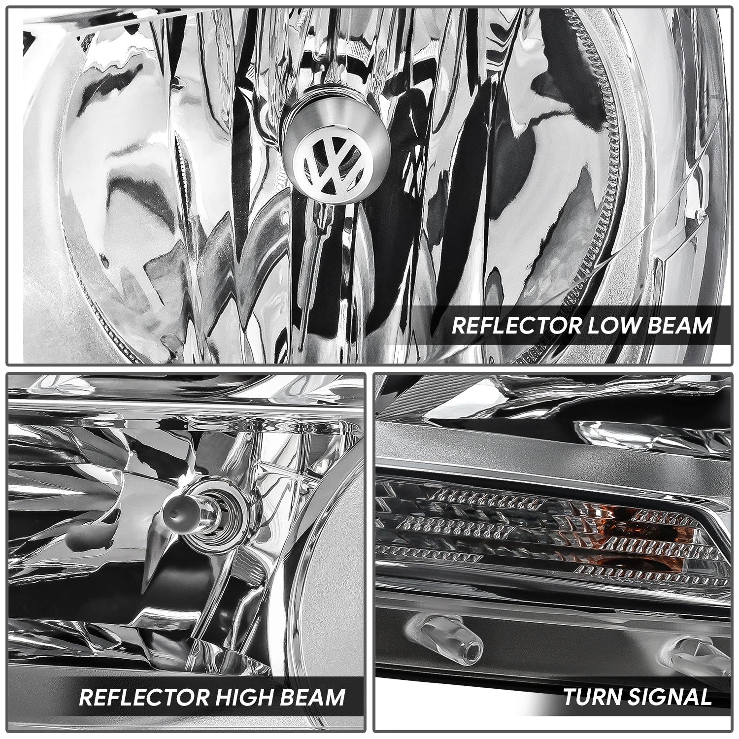 Replacement Headlight Lamp for VW Tiguan (2009–2011) Left/Driver Side