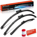 Set of 3 Windshield Wiper Blades for Ford Edge (2015–2024)