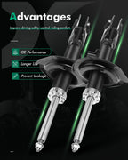 Front Pair Shocks & Struts for Mitsubishi Outlander (2007–2011)