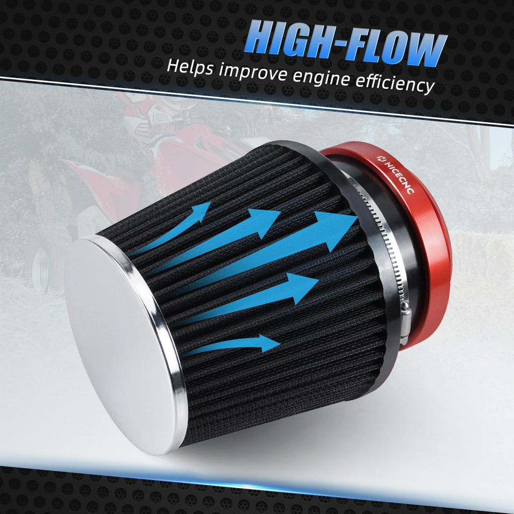 High-Flow Air Filter Cleaner Intake Kit for Honda TRX450ER TRX450R (2004–2009)