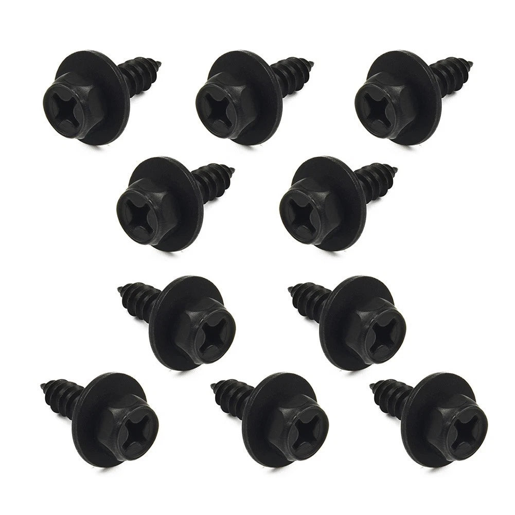 Set of 4 Bumper Fender Splash Seal Shield Rivet Clip Fasteners for