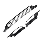 Set of 3 Chrome Bumper Grilles for VW CC (2013-2017)