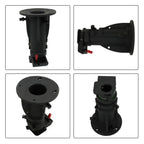 Adjustable Fifth Wheel to Gooseneck Adapter for RV (12"-16")