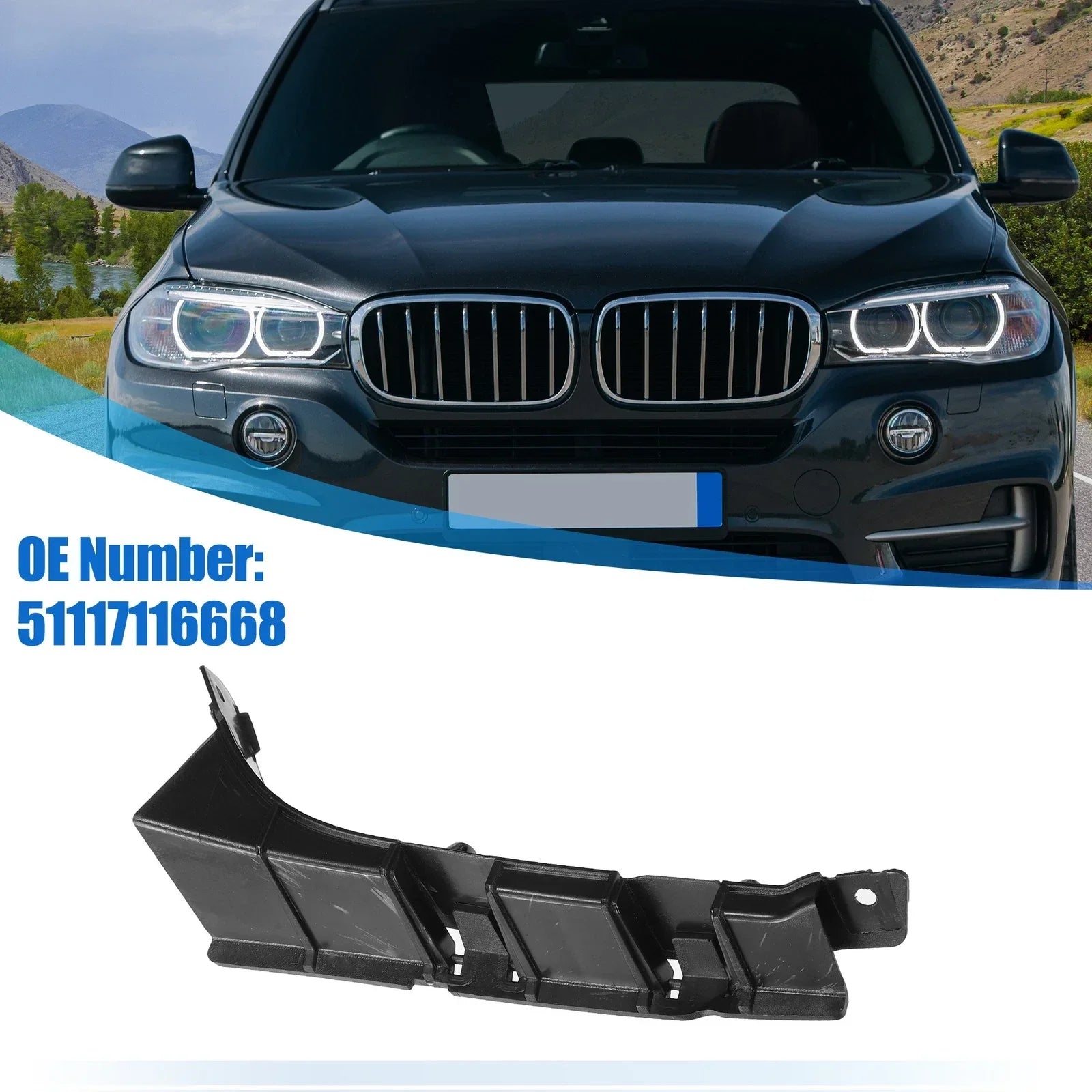 Right Side Front Bumper Mounting Support Bracket for BMW X5 E53