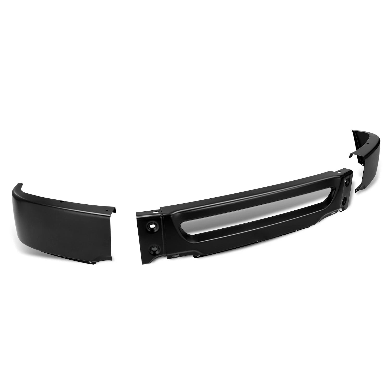 Front Bumper Face Bar for Ford F-150 (2006–2008) Primered Black w/o Fog Light Holes