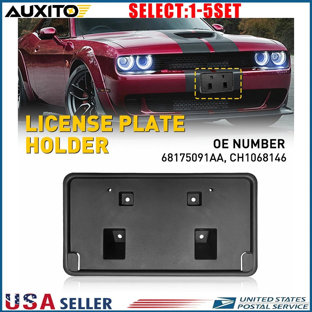 Front License Plate Bracket for Dodge Challenger (2015–2023) 68175091AA CH1068146