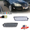 Set of 2 White LED Front Side Marker Lights for VW MK5 Golf GTI (2006–2009)