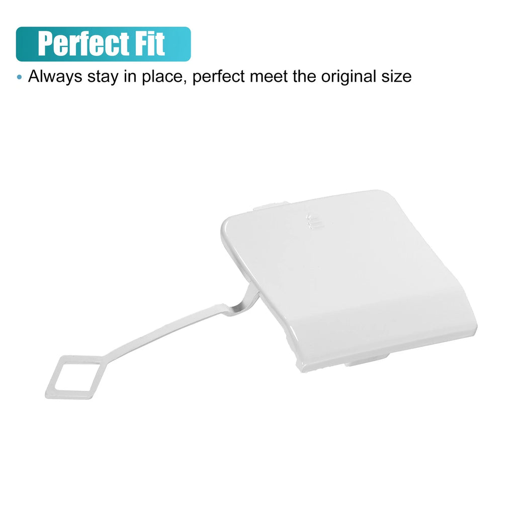 Rear Bumper Tow Hook Cap for Mercedes Benz E-Class W212 (2009–2016) No.A2128850726 White