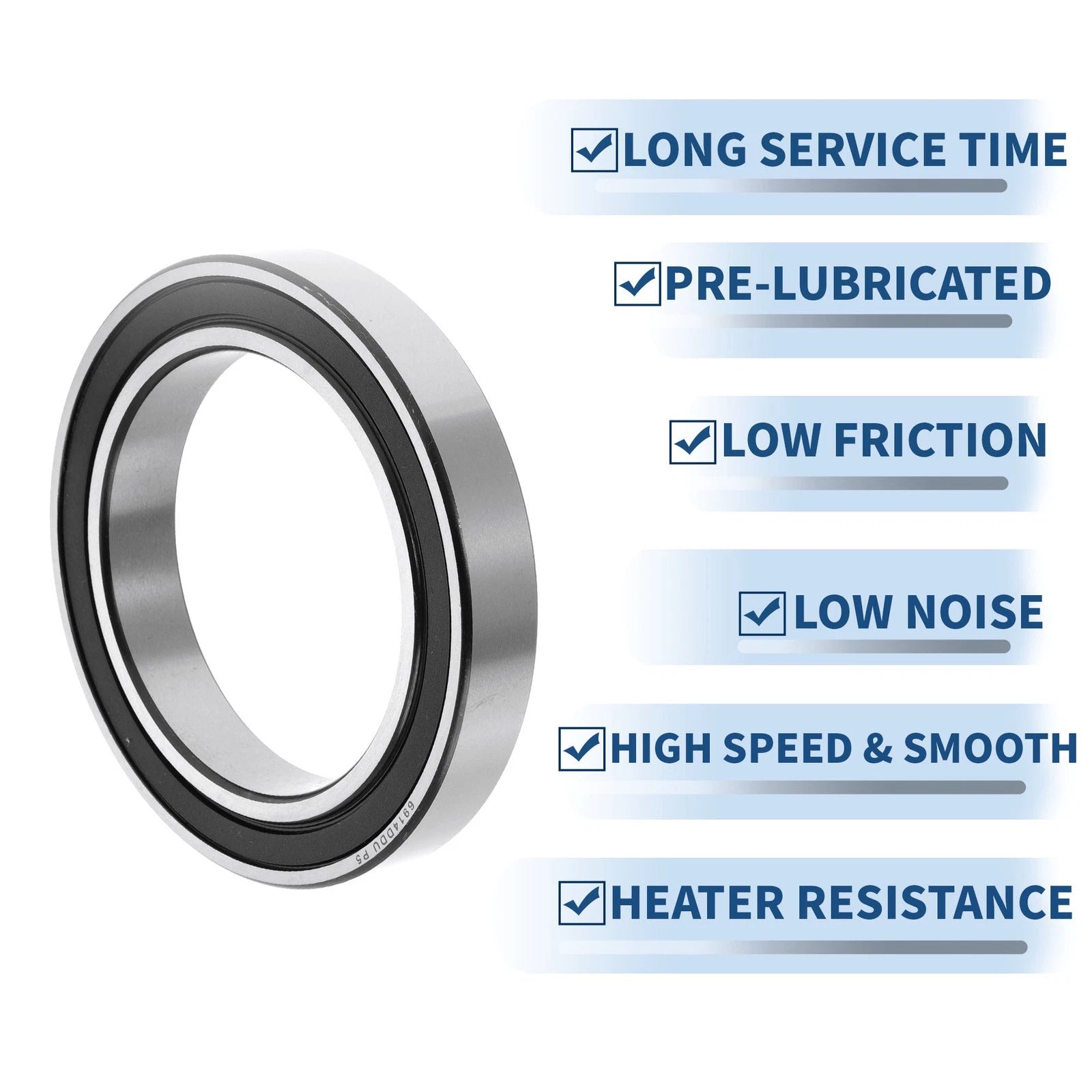 Deep Groove Ball Bearing 6914DDU for Scooter Skateboard Wheel (P5)