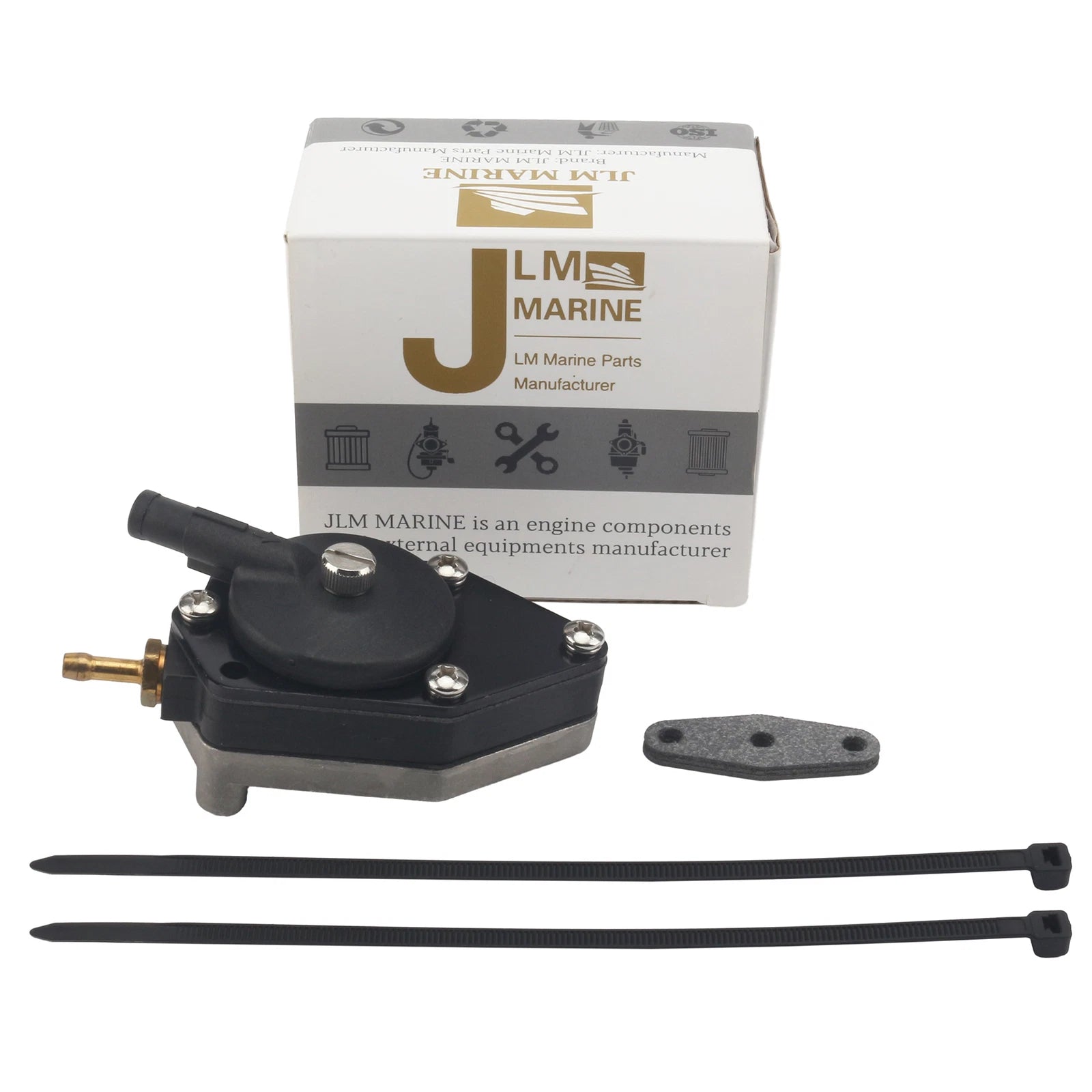 Fuel Pump & Gasket Kit for Evinrude Johnson 9.9 10 15 HP (Marine)