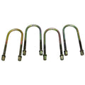 Leaf Spring 4 Rear U-Bolts for Toyota Landcruiser 45-47-75 Series