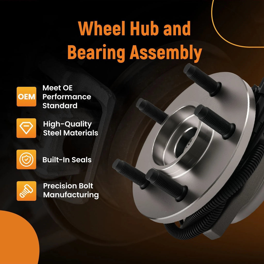 Front 5 Bolt Wheel Hub Bearing Kit for Jeep Liberty (2002-2007)