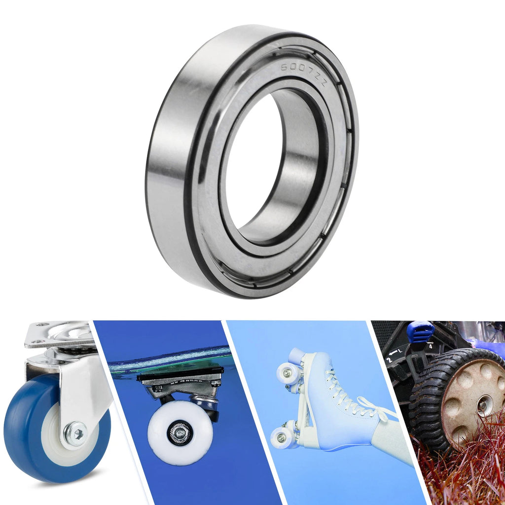 6007ZZ Deep Groove Ball Bearing for Scooter Skateboard Wheel (35x62x14mm)
