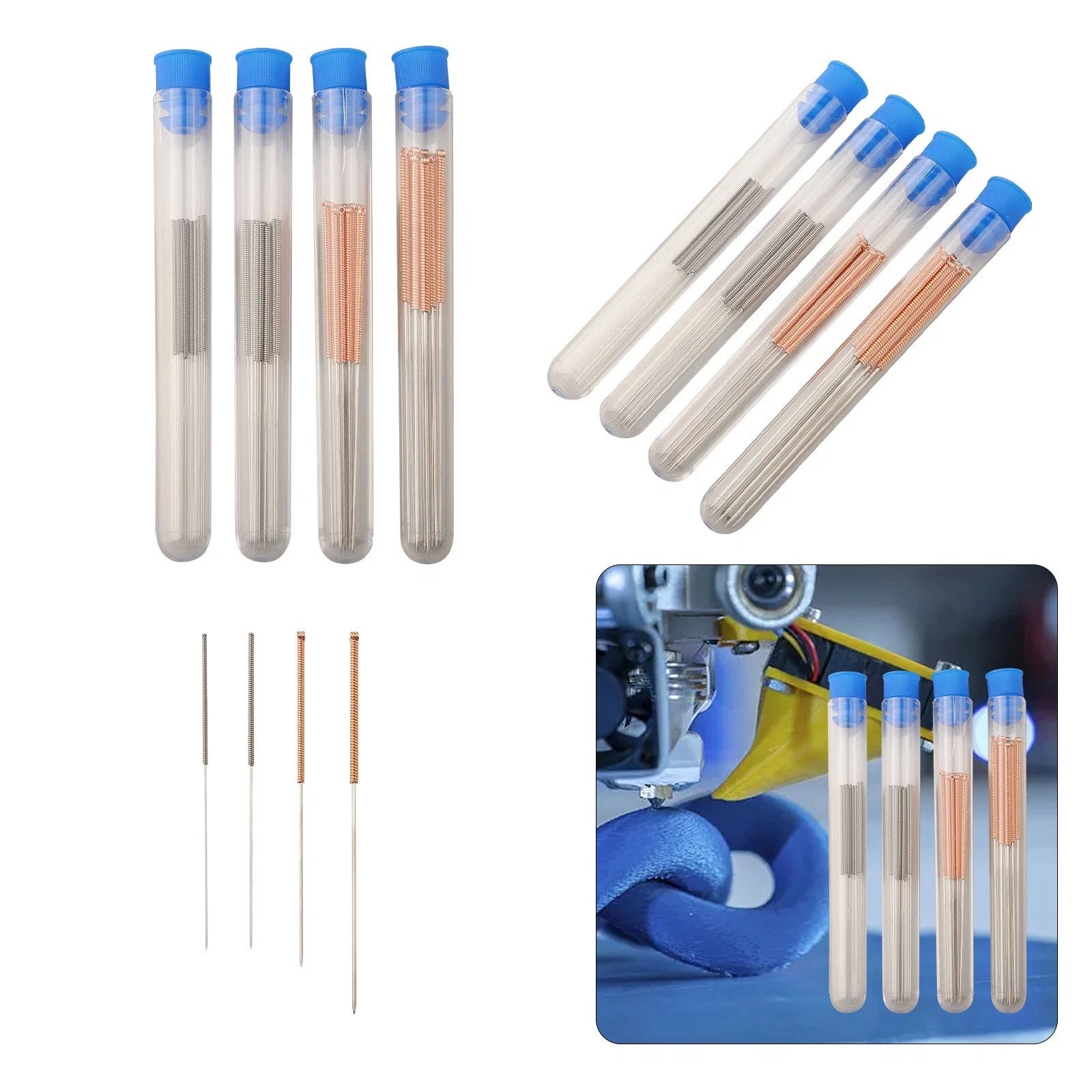 40pcs Nozzle Cleaning Needles for 3D Printers