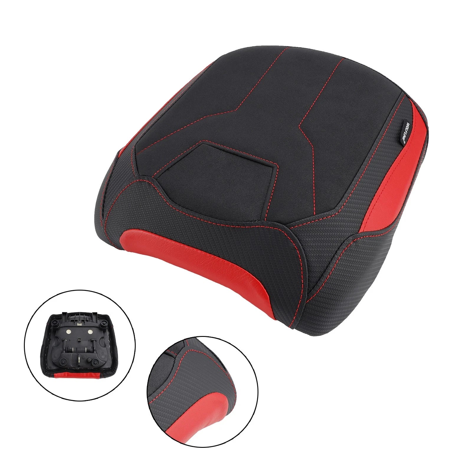 Rear Passenger Seat Pillion Saddle Flat Red for Yamaha Tracer 9 GT (2021–2023)