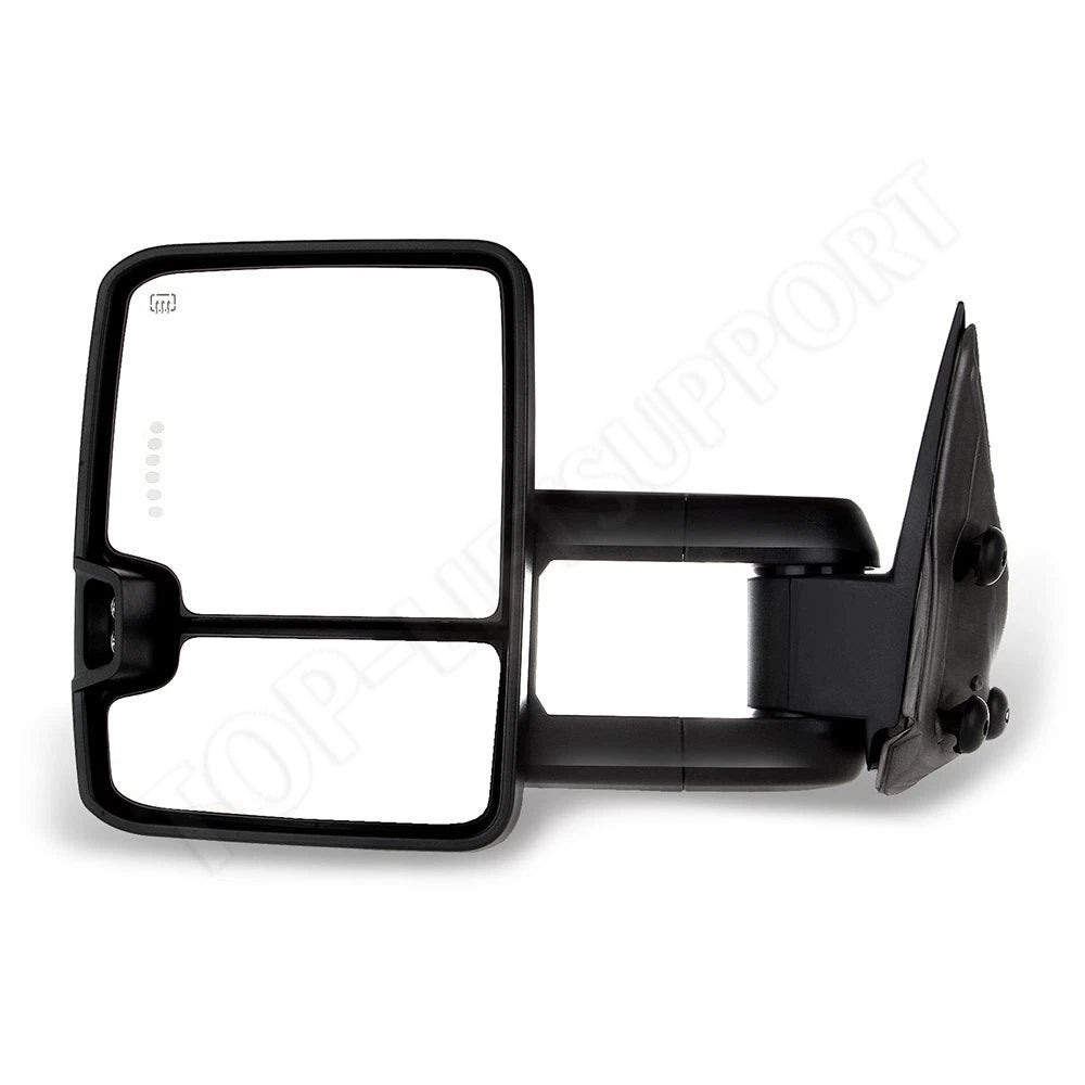Set of 2 Textured Power Tow Side Mirrors for Chevy GMC (1999–2002)