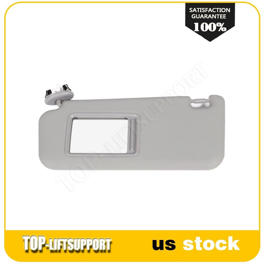 Left Driver Side Sun Visor for Toyota RAV4 (2006–2009) Gray Color