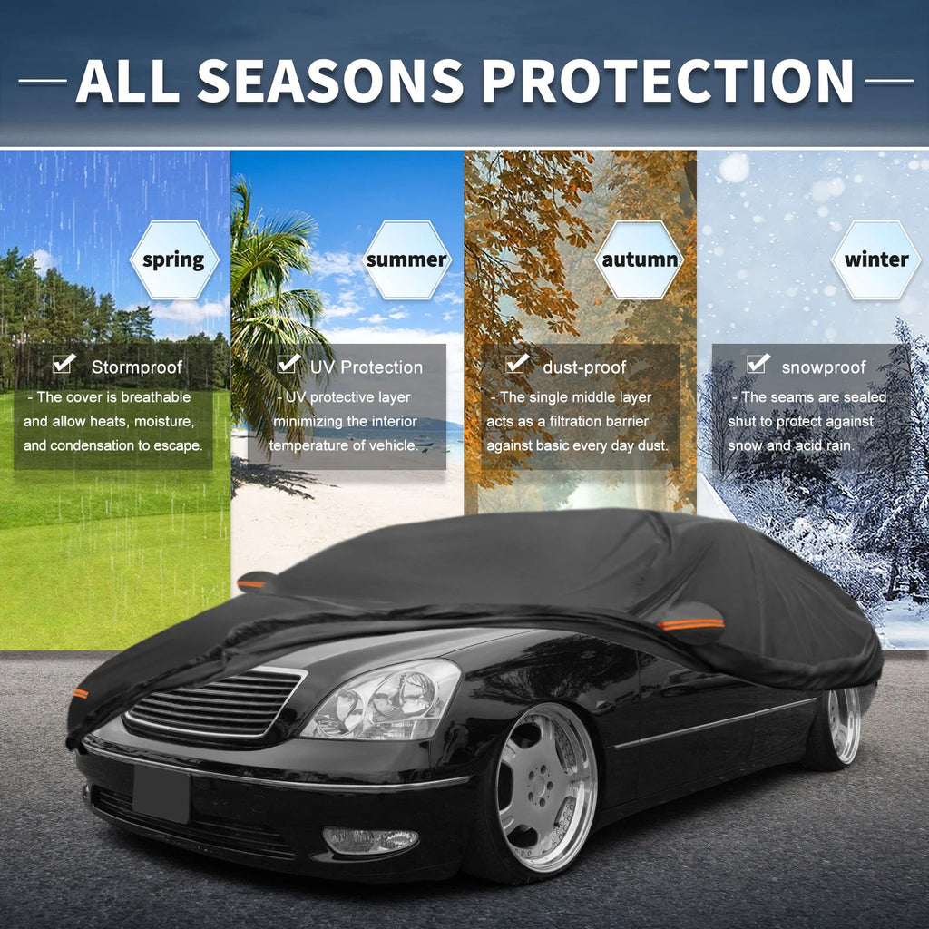 Waterproof 210D-PU Car Cover for Lexus LS Sedan (2018–2023)