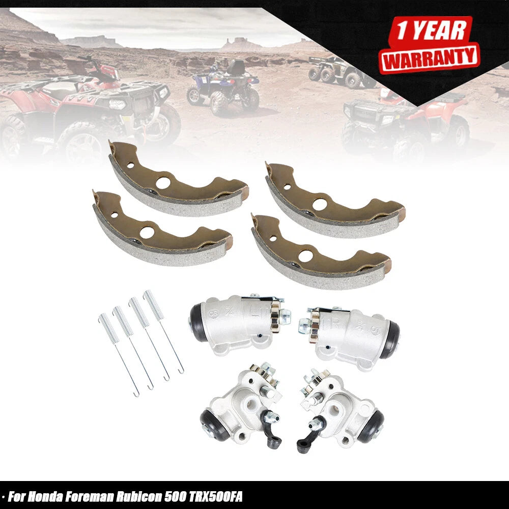 Front Brake Wheel Cylinders with Shoes for Honda Foreman 450 (2000–2006)