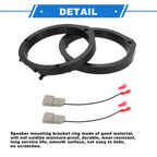 Set of 2 Speaker Spacer Rings for Honda Civic (6.5'')