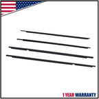 4X Door Belt Weather Strip Molding Seal for Toyota Corolla Sedan (2003–2008)