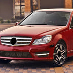 Set of 2 Front Side Marker Light Covers for Benz W204 C250 C300 C350 (2012â2014)