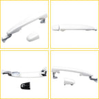 Rear White Exterior Door Handle for Toyota Sienna (2004–2010)
