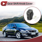 Gear Shift Knob Cover for Nissan Altima (2019–2024) Black Carbon Fiber