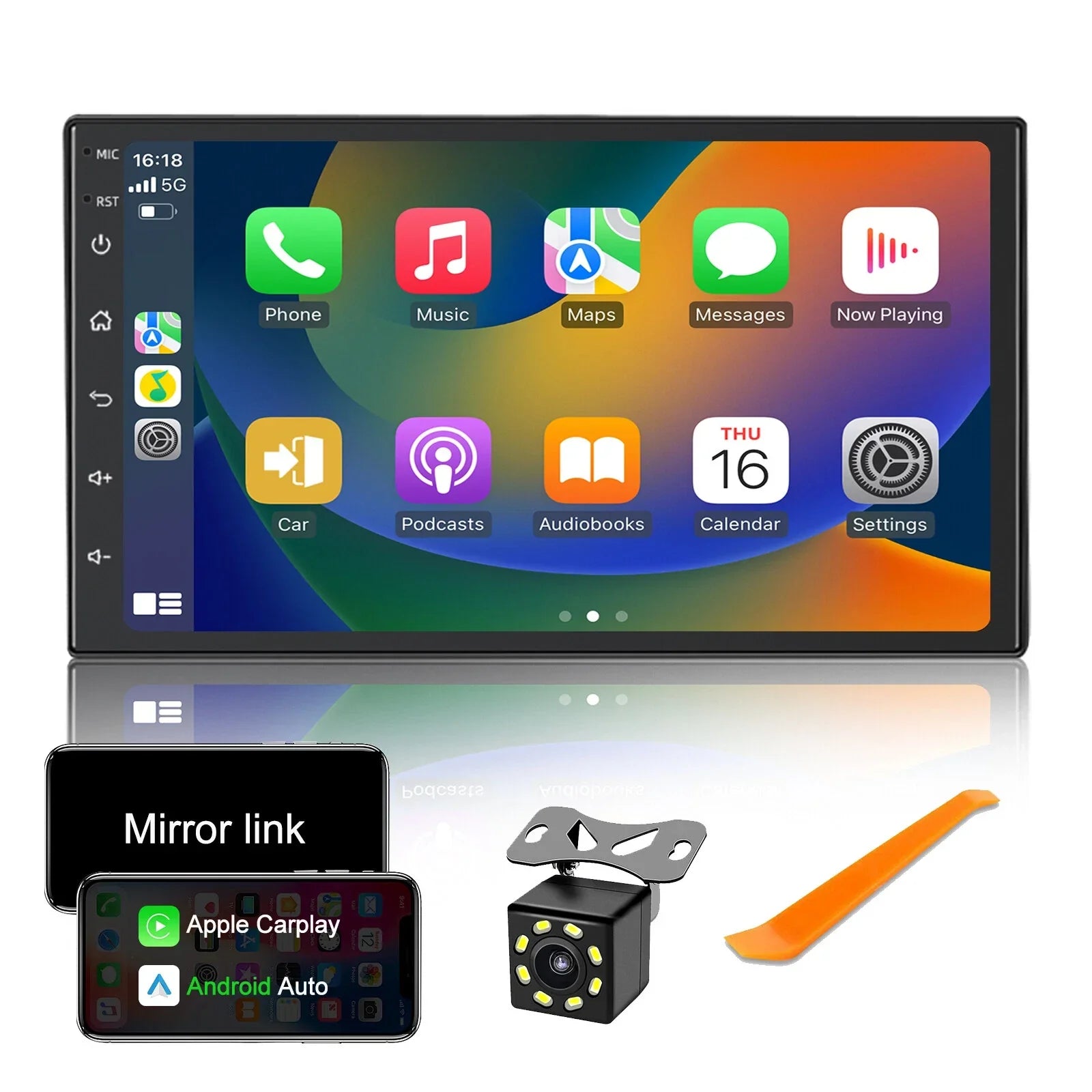 Wireless CarPlay Android Auto Head Unit for Toyota Prado (1996-2002)