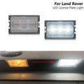 2Pcs White LED License Plate Lights for Land Rover Discovery (2005–2016)